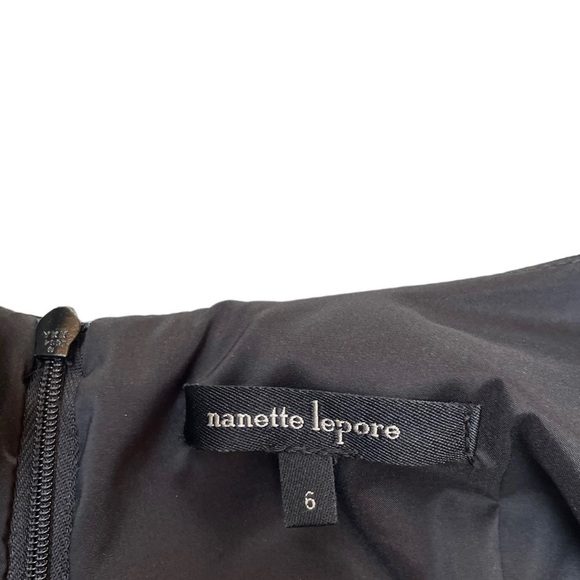 Nanette Lepore black mini dress size 6 - Picture 12 of 12